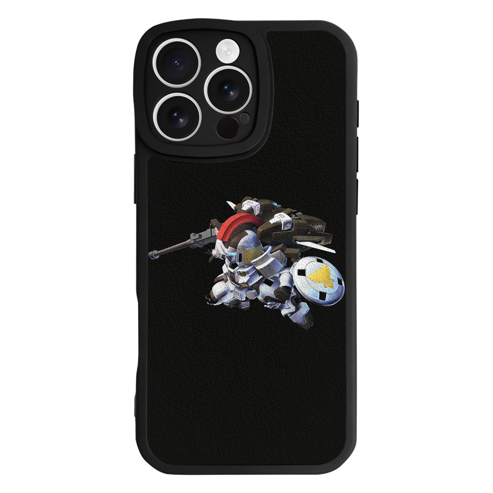 （画像用） 機動戦士ガンダム Mobile Suit Gundam 【iPhone 16シリーズ対応】シリコンスマホケース（レザー調） 材質：シリコン